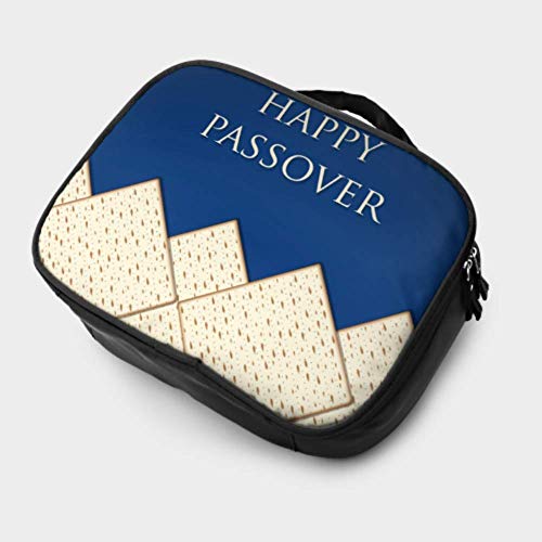 Tarjeta de Pascua Feliz en Formato Vectorial Bolsa de cosméticos de Viaje Zkarzeou Bolsa de cosméticos para niñas Bolsa de Belleza para niños Bolsa Impresa multifunción para Mujeres