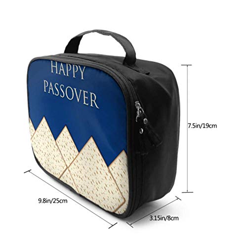 Tarjeta de Pascua Feliz en Formato Vectorial Bolsa de cosméticos de Viaje Zkarzeou Bolsa de cosméticos para niñas Bolsa de Belleza para niños Bolsa Impresa multifunción para Mujeres