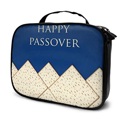 Tarjeta de Pascua Feliz en Formato Vectorial Bolsa de cosméticos de Viaje Zkarzeou Bolsa de cosméticos para niñas Bolsa de Belleza para niños Bolsa Impresa multifunción para Mujeres