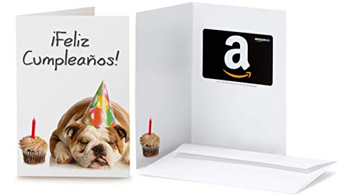 Tarjeta Regalo Amazon.es - Tarjeta de felicitación Cumpleaños Bulldog