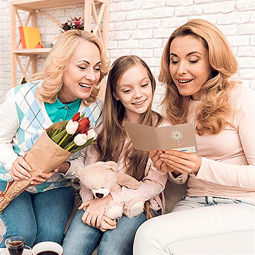 Tarjetas Pop-Up 3D, ZWOOS Tarjeta de Felicitación Boda Invitación de Boda con Envoltura Tarjeta de Regalo Manuscrita para San Valentín Cumpleaños Aniversario Año Nuevo - Rueda de la Fortuna