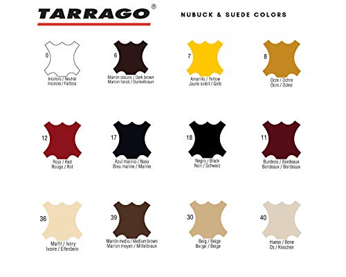 Tarrago | Nubuck Suede Color 75ml | Renovador de Color para Ante y Nobuck (Marrón Medio 39)