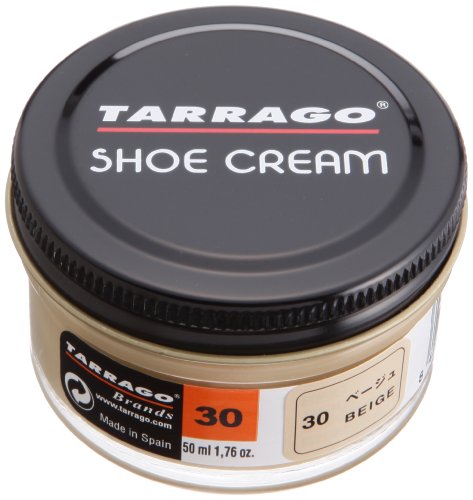 Tarrago Shoe Cream Jar 50 ml, Zapatos y Bolsos Unisex adulto, Beige (Beige 30)