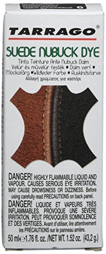 Tarrago | Suede Nubuck Dye 50ml | Tinte para Cambiar Colores Claros a Oscuros | Apto para Ante y Nubuck (Marrón Oscuro 06)