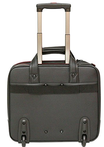 Tassia - Maletín de Estilo piloto con Ruedas - para portátiles de hasta 15,6"