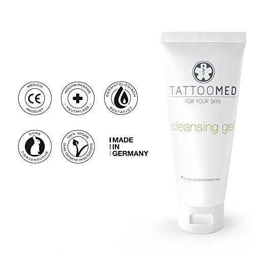 TattooMed Cleansing Gel - Cuidado Natural pH Neutro Para Piel Tatuada - 1 x 25ml