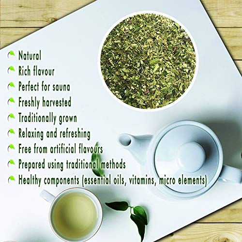 Té Herbal Sedum - Equinácea - Té de hierbas sabroso y natural para la sauna - Té refrescante y relajante - Recogido a mano en la UE - 50g