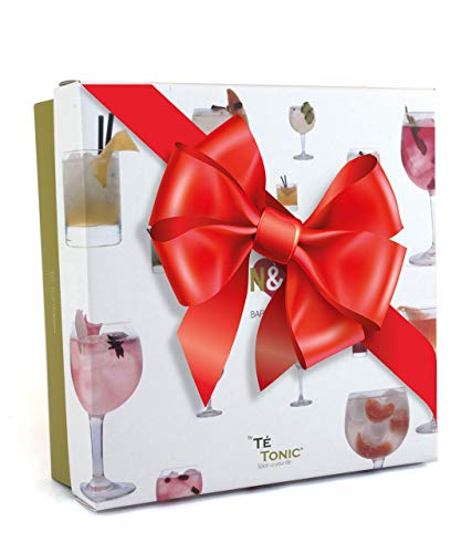 Té Tonic Experience – Gin Lover Luxury Gift Box 72 infusiones y 6 aromas variados para Gin & Tonic