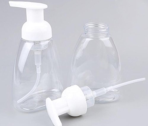 Tebery 12 unidades dispensadores de jabón en espuma pump-bottles para jabón líquido, 250 ml, uso con Castilla Jabón, DIY Jabón Líquido, jabón, el cuerpo lavado y más