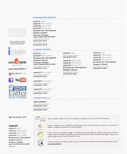 Tecno.app. Con Design, Mi preparo per l'interrogazione e Tavole per il disegno e la costruzione dei solidi. Per la Scuola media. Con ebook. Con espansione online: A-B1-B2-B3