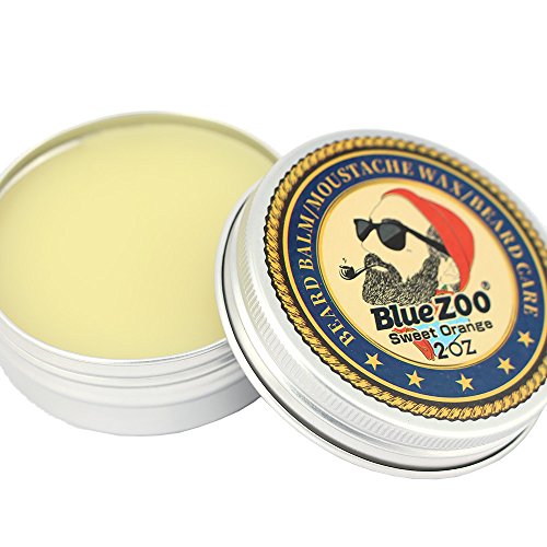 teerfu 60 G sándalo, sujeción fuerte de cera para bigote, barba, bigote y vello facial