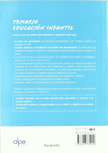 Temario Educación Infantil. Oposiciones. Cuerpo de maestros