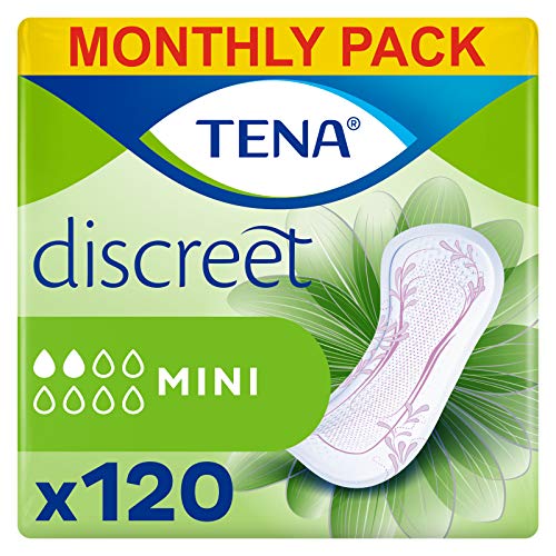 TENA Lady Discreet Mini, Compresas - 120 Unidades