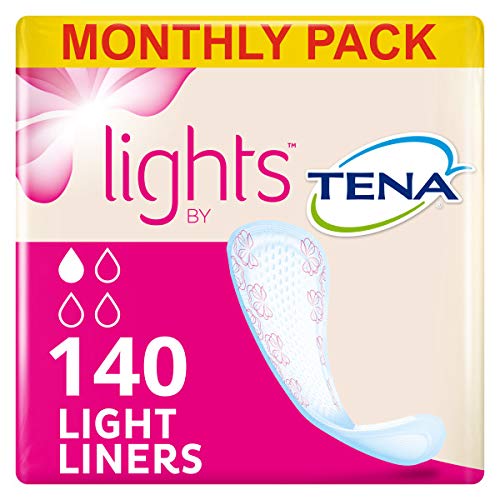Tena Light Liners, Protege slips Incontinencia, 140 Unidades (5x28)