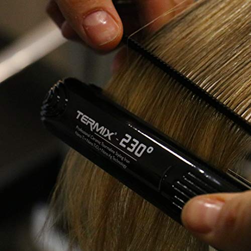 Termix 230º Black Edition Plancha de pelo con tecnología de placas de cerámica-Sistema digital de regulación de temperatura