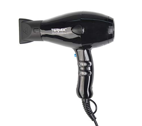 Termix compacto Profesional 4300- Secador de pelo Con 3 niveles de temperatura, ligero y manejable- Con2 boquillas de diferentes tamaños