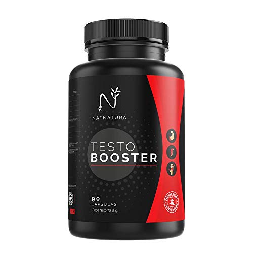Testosterona. Aumento rendimiento masculino y deportivo. 90 cápsulas vegetales. Potenciador de testosterona natural Vegano y sin gluten.