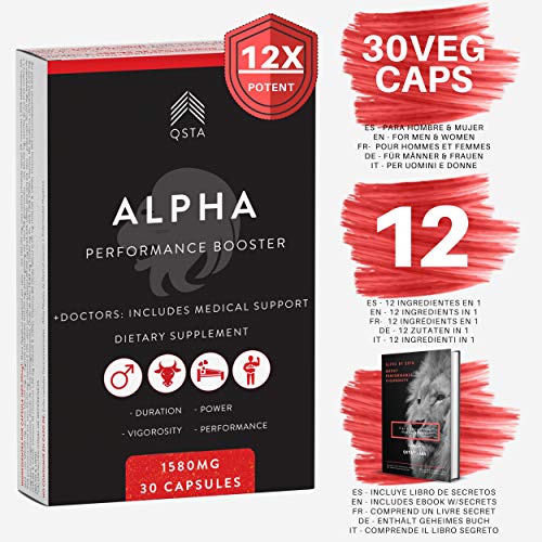 Testosterona pura para hombres 12-EN-1 Ginseng + Maca + Zinc + Vitamina E, Rendimiento Muscular y Potenciador, RENDIMIENTO & ENERGIA MAXIMA NATURAL EBOOK +1580MG +MEDICOS