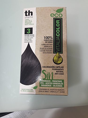 Th Pharma Th Eco Vitalia Color Tinte Nº 3 Castaño Oscuro 250 g