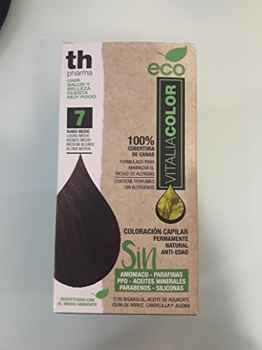 Th Pharma Th Eco Vitalia Color Tinte Nº 7 Rubio Medio 250 g