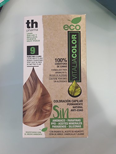 Th Pharma Th Eco Vitalia Color Tinte Nº 9 Rubio Muy Claro 250 g