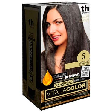 Th Pharma Th Vitalia Color Tinte Nº 5 Castaño Claro Sin Amoniaco 100 g