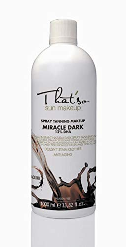 That´So - Miracle Dark Loción Bronceadora 12% DHA, Uso Profesional, 1 L