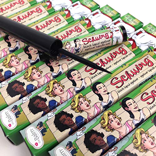 The Balm Eyeliner Schwing Matte Black Matowy Eyeliner w płynie
