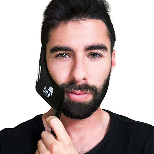 The Beard Black - Peine Plantilla Guía de Afeitado para Barba