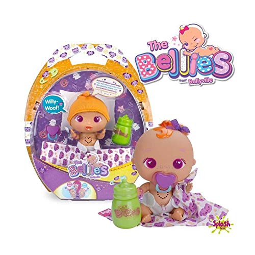 The Bellies - Willy Woof, Muñeco interactivo para niños y niñas de 2 a 8 años (Famosa 700015160)