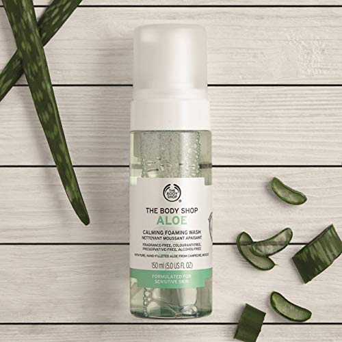 The Body Shop Aloe Gentle Facial Wash 150ml FOR Sensitive Skin