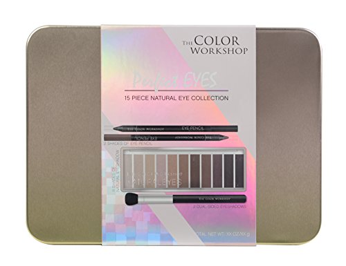 The Color Workshop caja de metal para maquillaje ojos