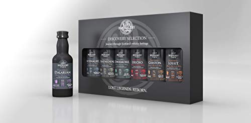The Discovery Selection by The Lost Distillery Company - Limited edition gift pack of 6 x 5cl glass miniature bottles. 43% Abv.