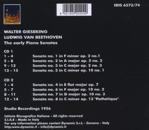 The Early Piano Sonatas