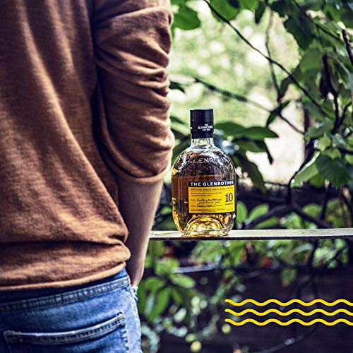 The Glenrothes 10 Años Single Malt Whisky Escocés, 43% + Estuche 2 Vasos - 700 ml