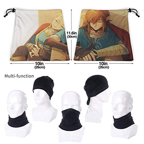 The Le-gend Of Z-elda calentador de cuello de microfibra para la cara, protector de bandana y gorro
