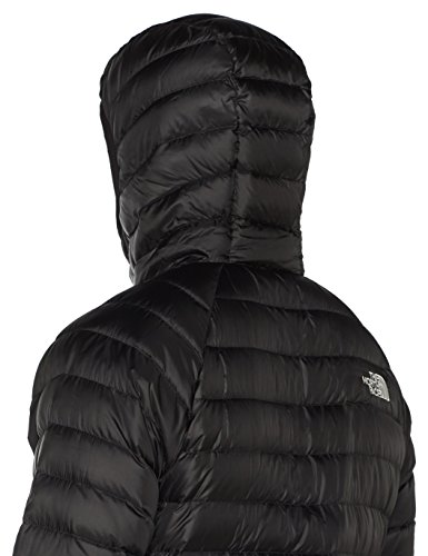 The North Face M Trevail - Chaqueta con Capucha para Hombre, Negro (TNF Black/TNF Black), L