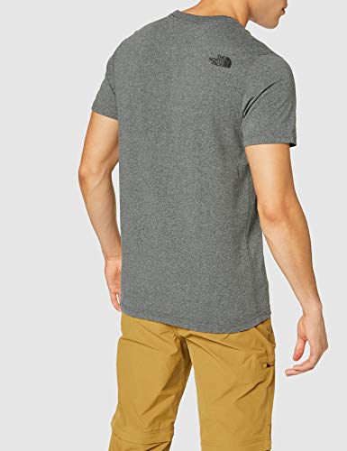 The North Face T92TX3 Camiseta Easy, Hombre, Multicolor (Tnfmdgyhtr (Std)), XL