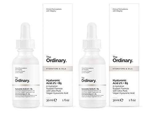 The Ordinary - Ácido Hialurónico 2% + B5, 30 ml, paquete de 2 unidades