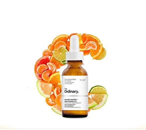 The Ordinary Ascorbic Acid 8% + Alpha Arbutin 2% 30ml,fórmula sin agua para una estabilidad ideal