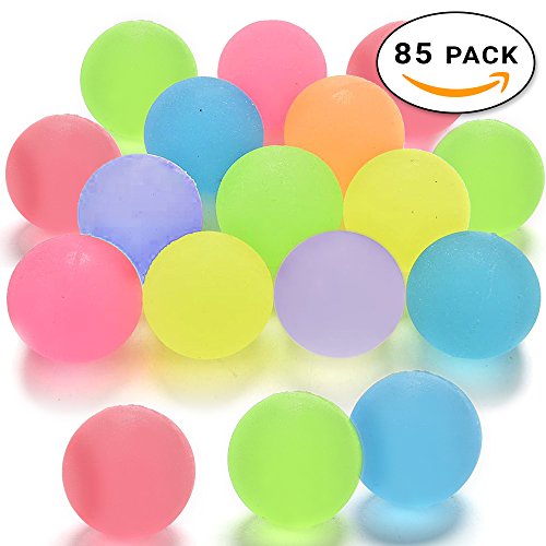 THE TWIDDLERS 85pcs Bolas Rebotadoras Mini Neón De Goma | 25mm Pelotas Saltarinas Rellenos Cumpleaños, Piñata, Juguetes De Interior Ideales para Niños, para Horas De Juego Y Entretenimiento