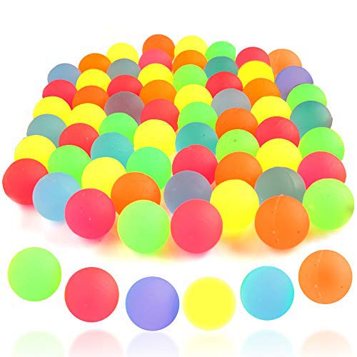 THE TWIDDLERS 85pcs Bolas Rebotadoras Mini Neón De Goma | 25mm Pelotas Saltarinas Rellenos Cumpleaños, Piñata, Juguetes De Interior Ideales para Niños, para Horas De Juego Y Entretenimiento