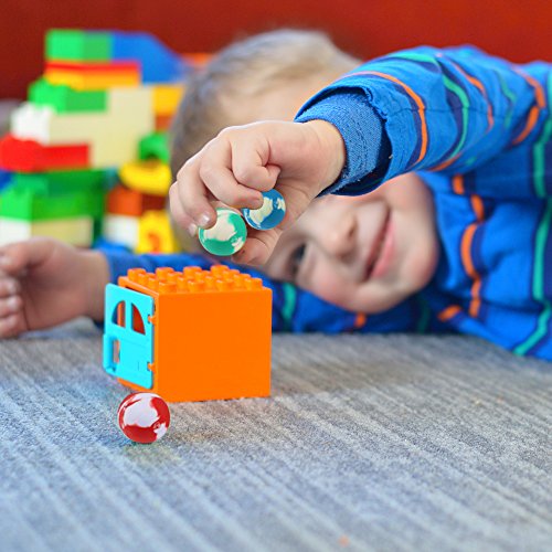 THE TWIDDLERS 90 Bolas Rebotadoras Mini Goma - 25mm Pelotas Saltarinas Party Favour para Bolsas de Fiesta Rellenos Piñata, Premios Cumpleaños Regalos de Fiesta, niños