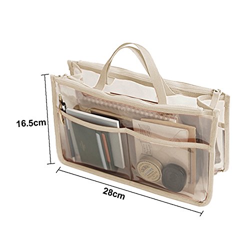THEE Bolsa Transparente Impermeable de Coméstico Organizador de Viaje