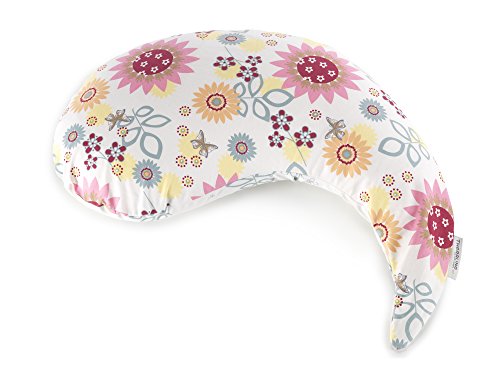 Theraline Yinnie - Cojín de lactancia flores de verano Talla:135x35cm