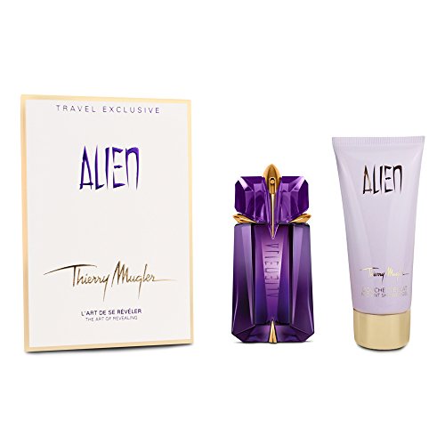 Thierry Mugler Alien Travel Exclusive - Perfume rellenable y loción corporal (60 ml y 100 ml)