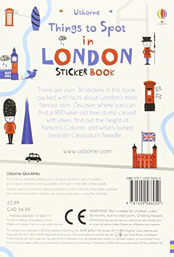 Things To Spot In London Sticker Book (Sticker Books)