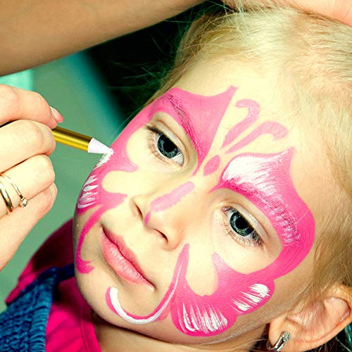 ThinkMax Pintura Cara Niños, 32 Colori Pittura Facciale, Crayons de Pintura para Halloween, Fiestas