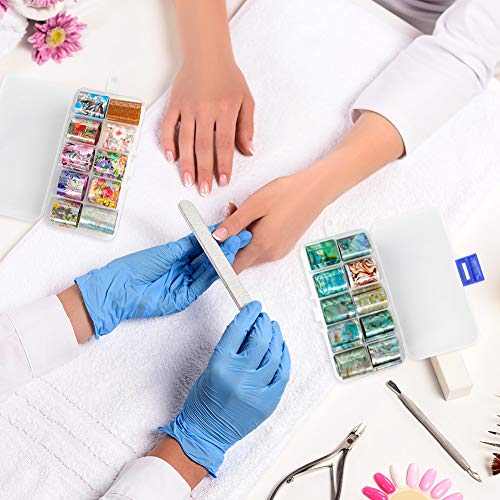 Thursday April 40 - Colores Adhesivos Holográficos de Arte de Uñas Consejos Wraps Transferencia de Papel Adhesivo Brillos Acrílico Decoración de Bricolaje