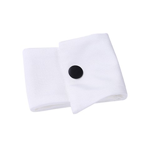 TiaoBug 3Pcs Conjunto Erótico de Ropa Interior para Hombres Esmoquin Atractiva Disfraz Traje de Mayordomo Caballero Blanco Negro con Bóxer+Corbata+Brazaletes Negro&Blanco M